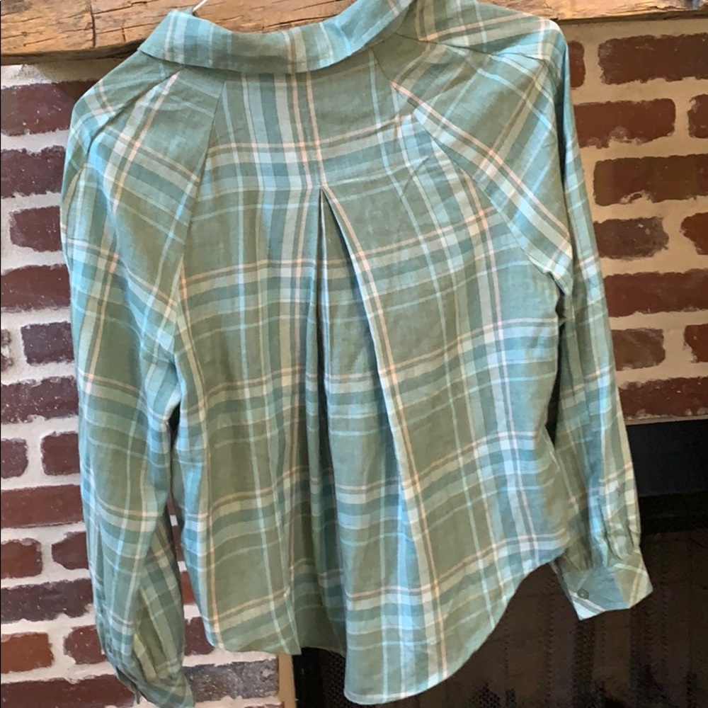 Plaid button down - Picture 2 of 5